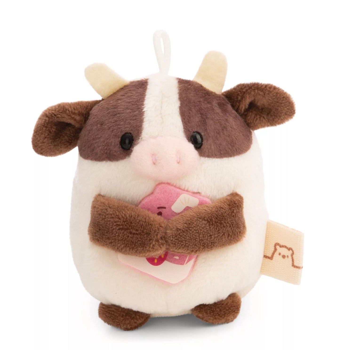 NICI mymochi Mini-Plüschtier Kuh Moona im Softeis-Kostüm