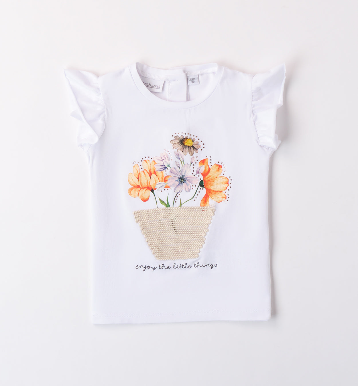 Sarabanda T-Shirt mit Blumenmotiv