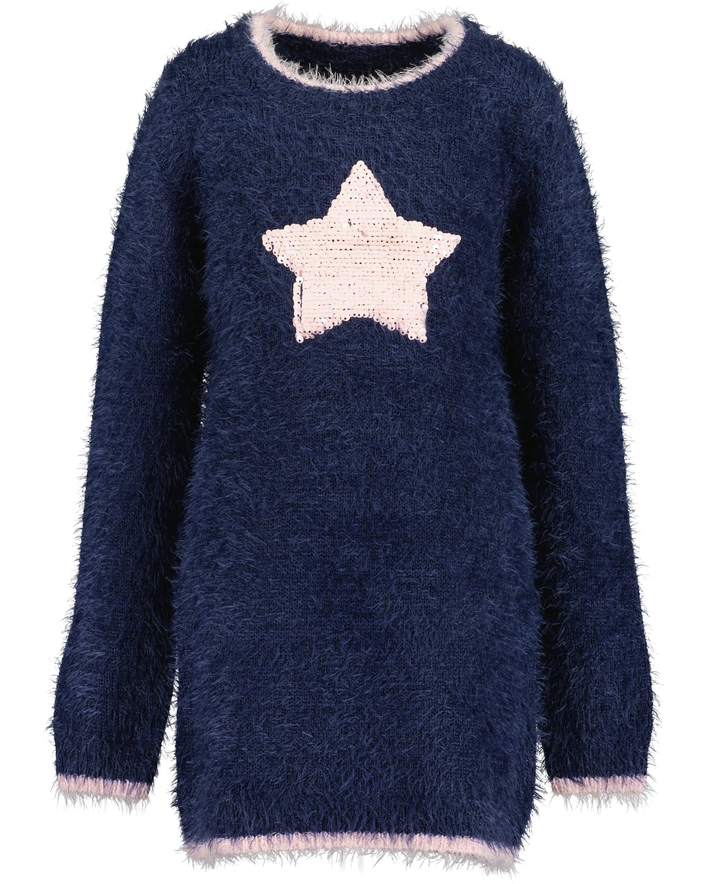 Blue Seven Kleid für Mädchen mit Stern-Wendepailletten - Glanzvoll - Kleid - Blue Seven