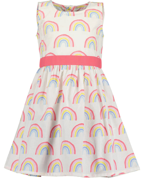 Blue Seven Kleid mit Regenbogen Alloverprint