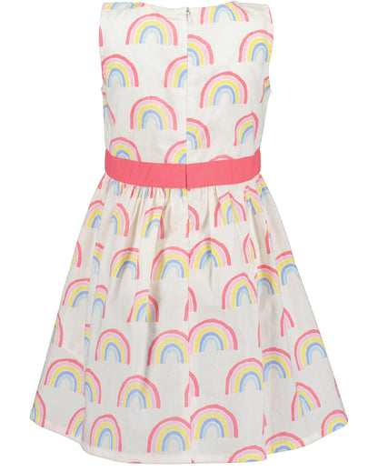 Blue Seven Kleid mit Regenbogen Alloverprint - Kleid - Blue Seven