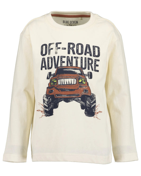 Blue Seven Langarm T-Shirt mit coolem Monstertruck-Print - T-Shirt Langarm - Blue Seven