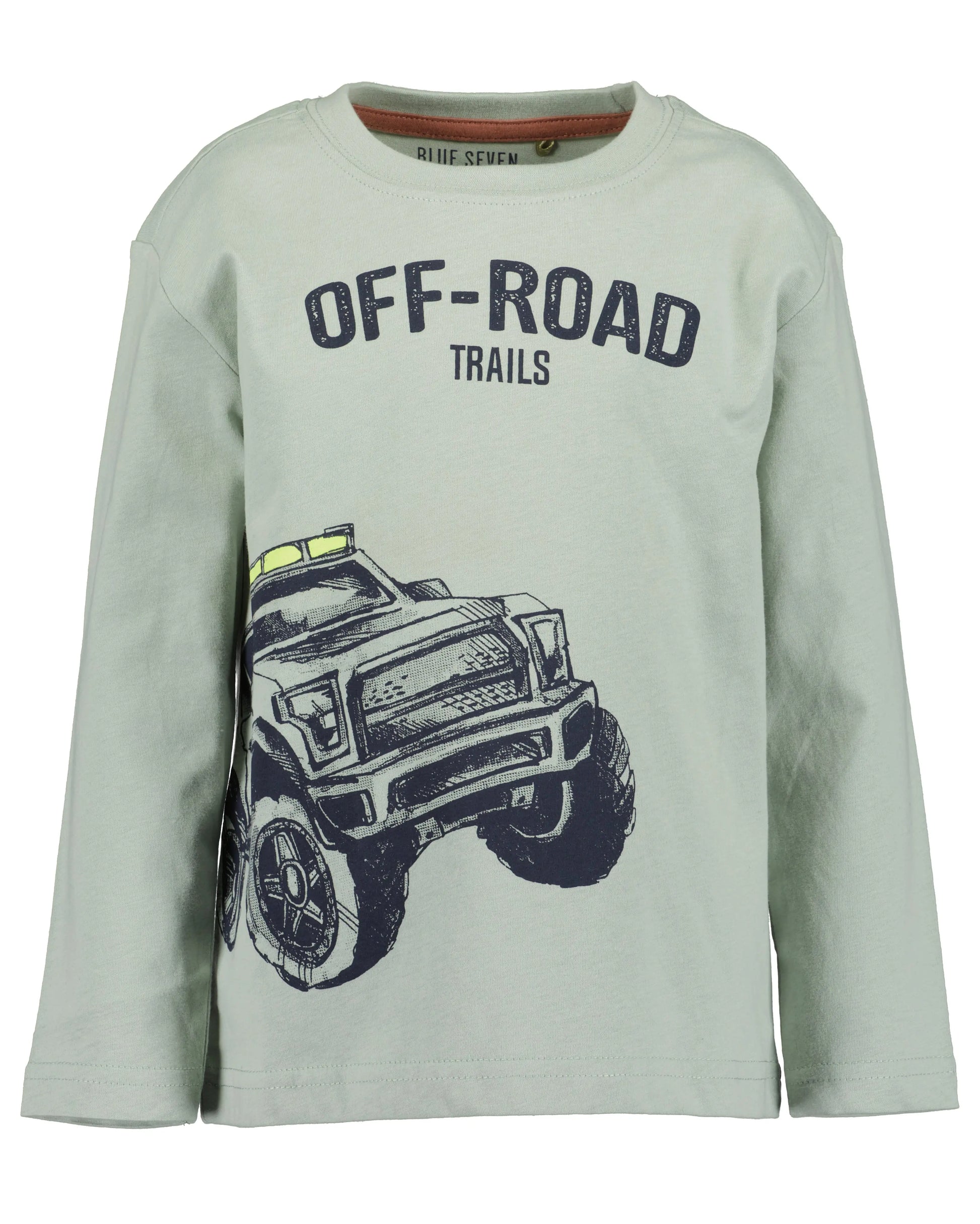 Blue Seven Langarmshirt für Jungen mit Monstertruck-Print - T-Shirt Langarm - Blue Seven