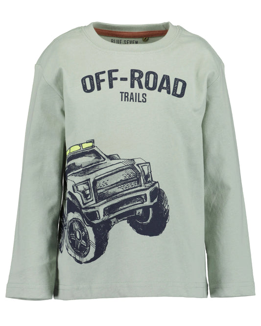 Blue Seven Langarmshirt für Jungen mit Monstertruck-Print - T-Shirt Langarm - Blue Seven