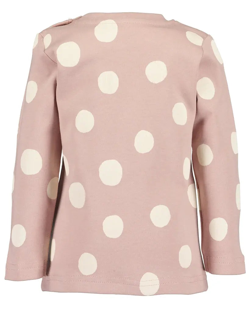 Blue Seven Mädchen Langarm-T-Shirt – Allover-Dots - T-Shirt - Blue Seven