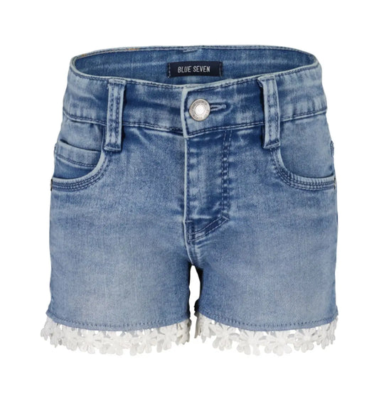 Blue Seven Shorts mit Zierspitze Mokkini Kindermode