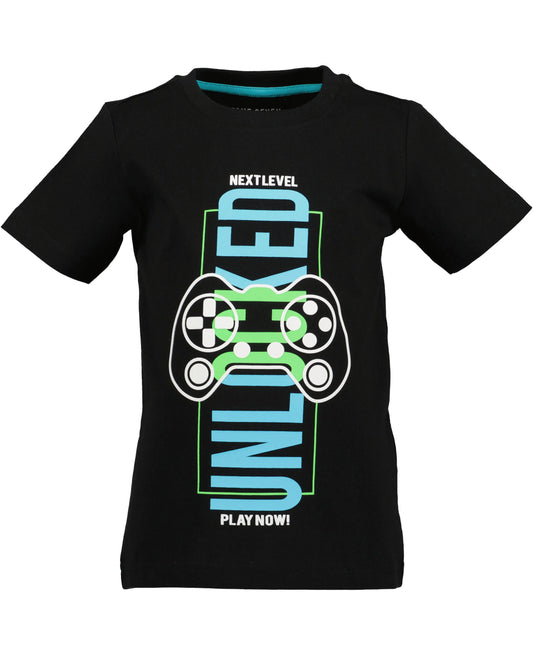 Blue Seven T-Shirt „unlocked“ Print - T-Shirt - Blue Seven