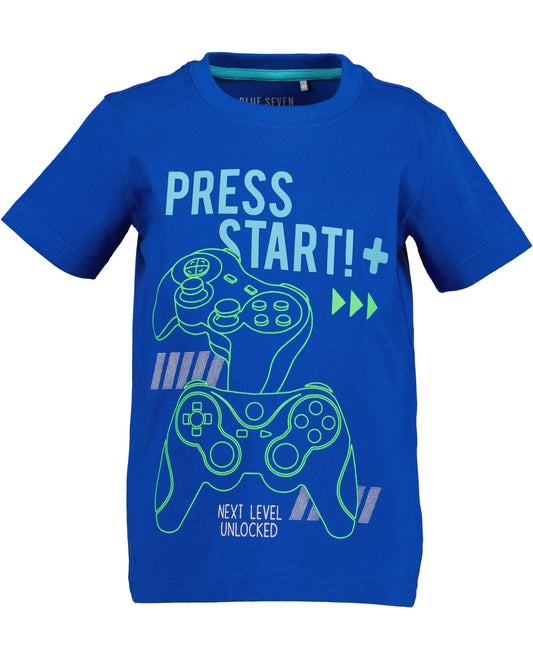 Blue Seven T-Shirt mit Controller Gamer-Print - T-Shirt - Blue Seven