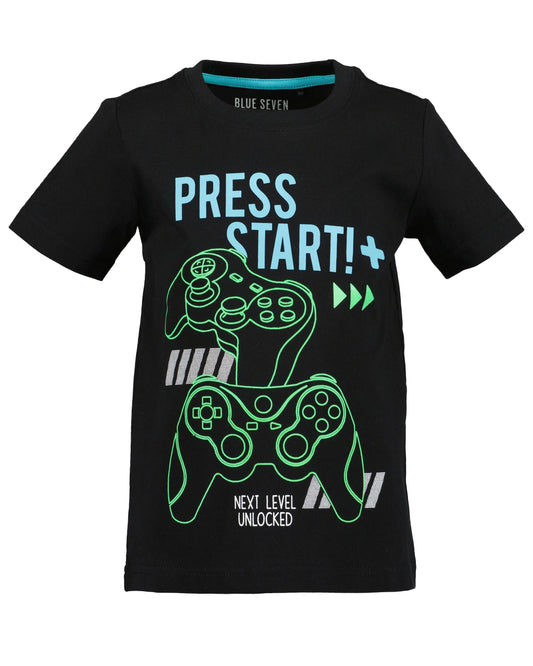 Blue Seven T-Shirt mit Gamer-Print - T-Shirt - Blue Seven