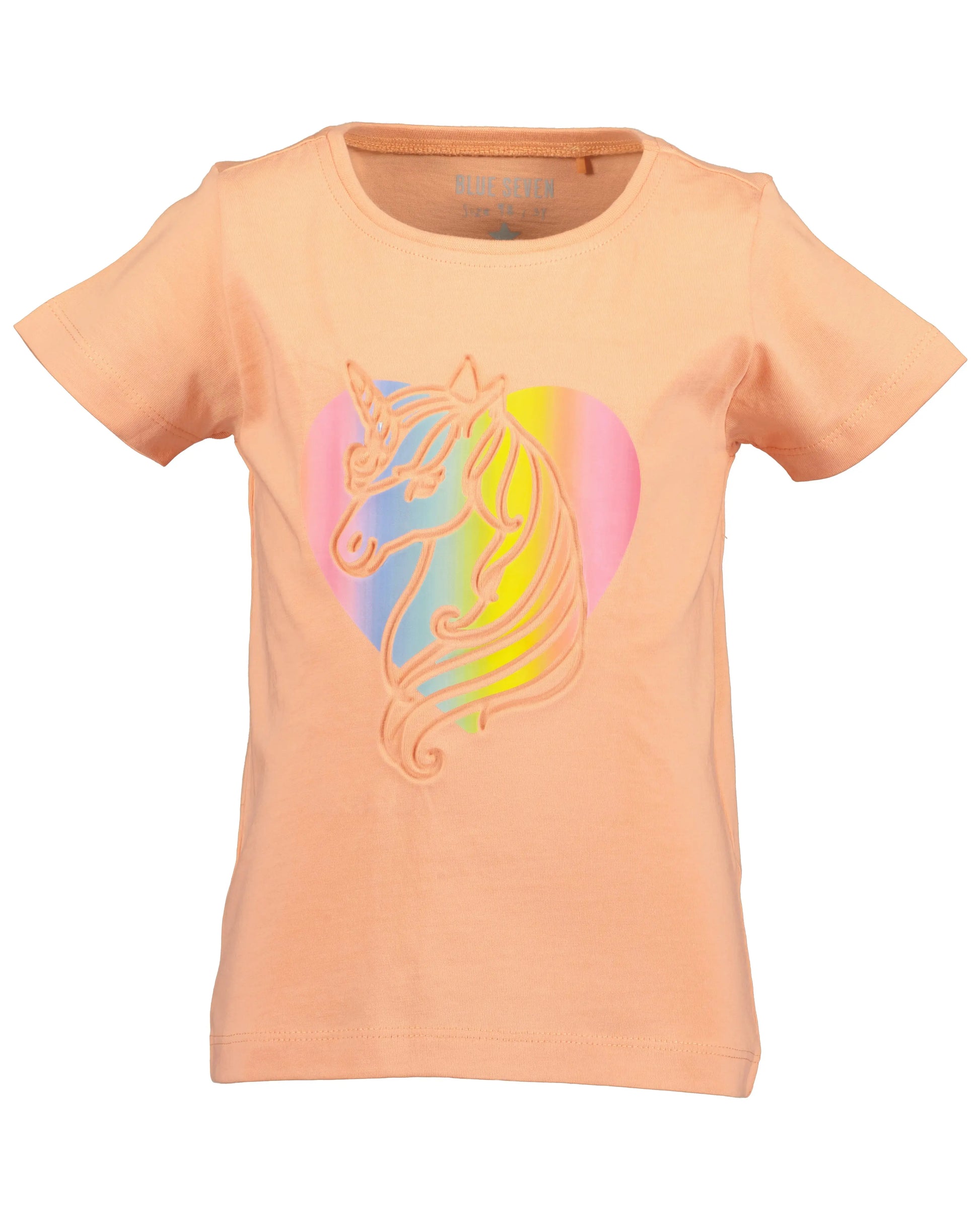 Blue Seven T-Shirt mit buntem Einhorn-Motiv Mokkini Kindermode T-Shirt