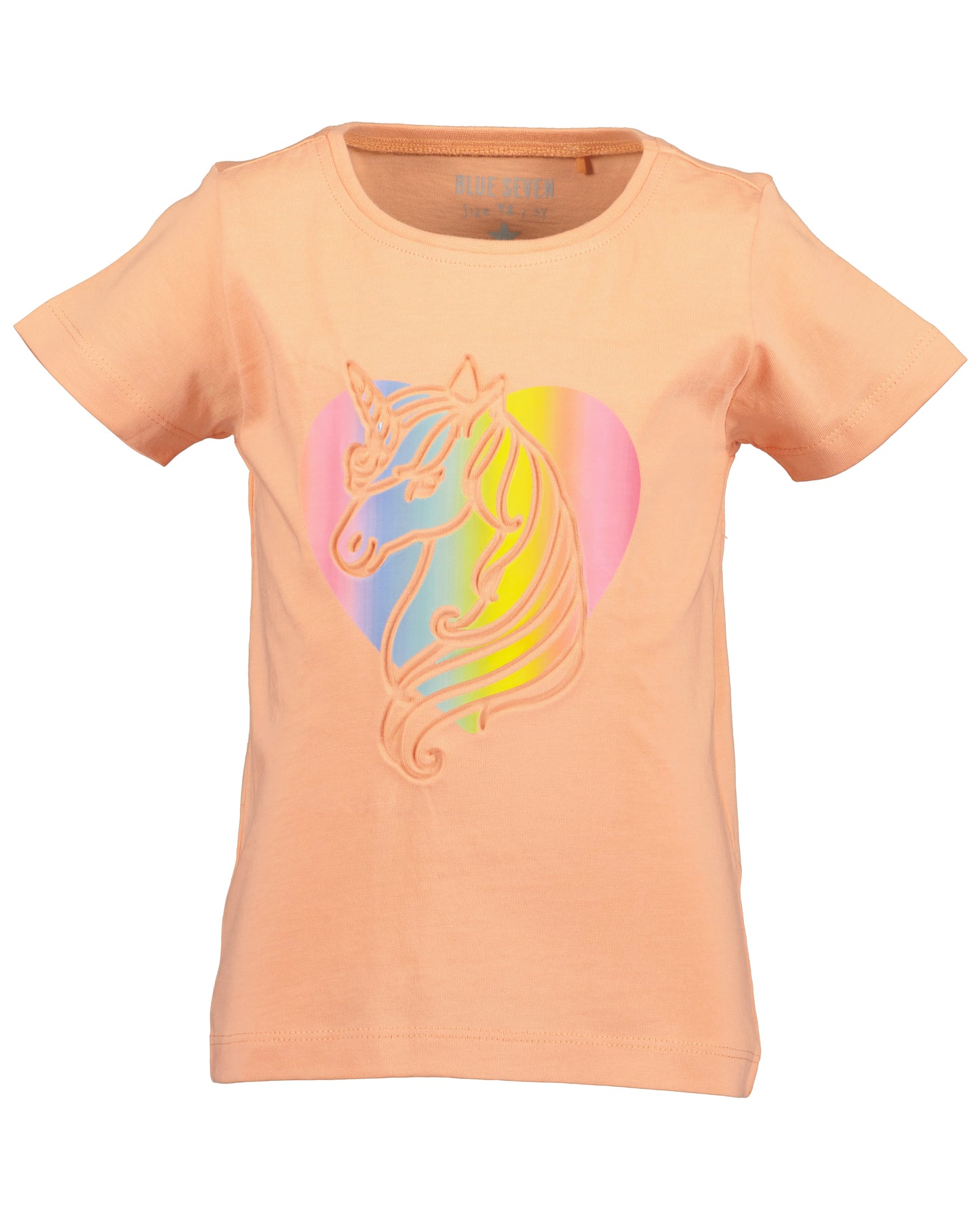 Blue Seven T-Shirt mit buntem Einhorn-Motiv
