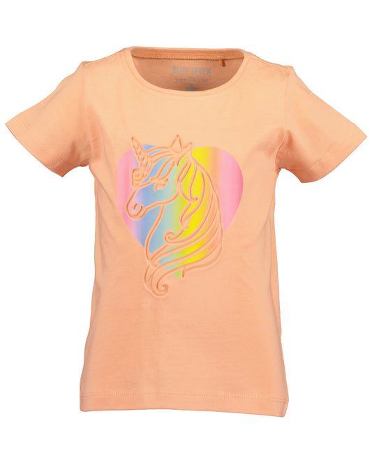 Blue Seven T-Shirt mit buntem Einhorn-Motiv