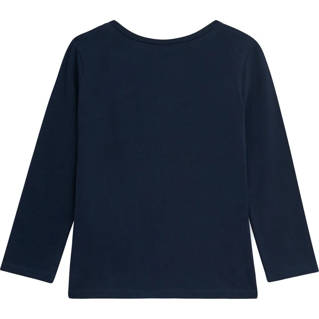 Danamade T-Shirt Langarm mit Rüschendetails - Langarmshirt - Danamade