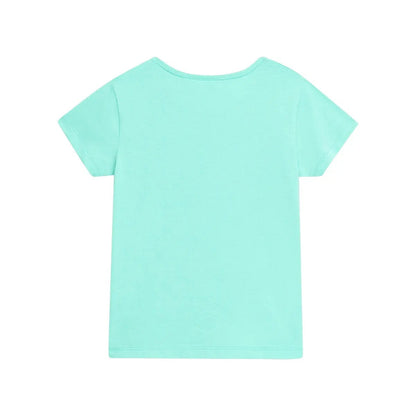 Danamade T-Shirt mit Regenbogenmotiv - Türkis Mokkini Kindermode Gesperrt