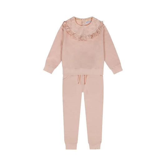 Dirkje 2tlg Set mit Rüschenkragen Mokkini Kindermode Mädchen Set