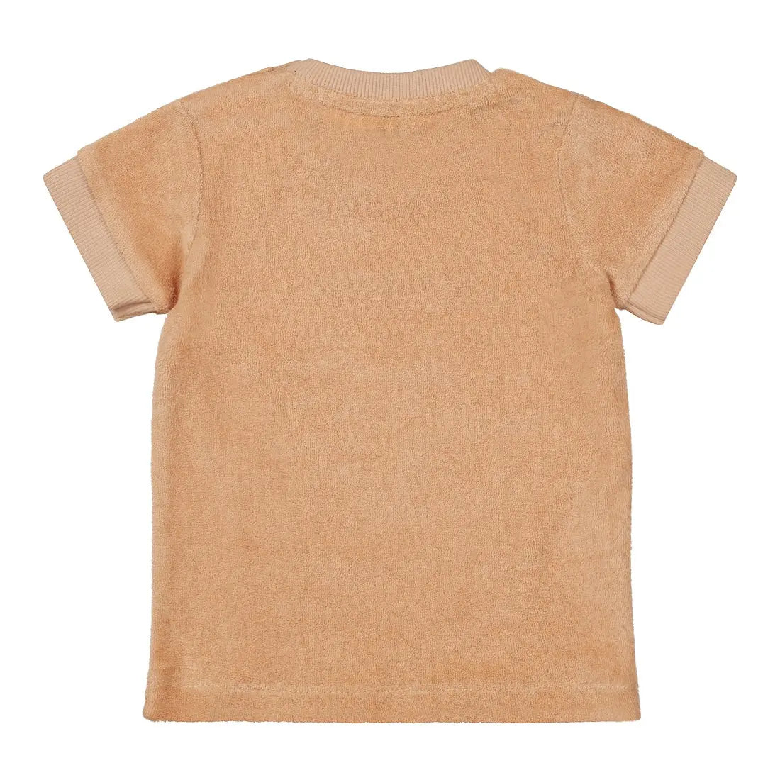 Dirkje Frottee T-Shirt mit Stickschrift - T-Shirt - Dirkje