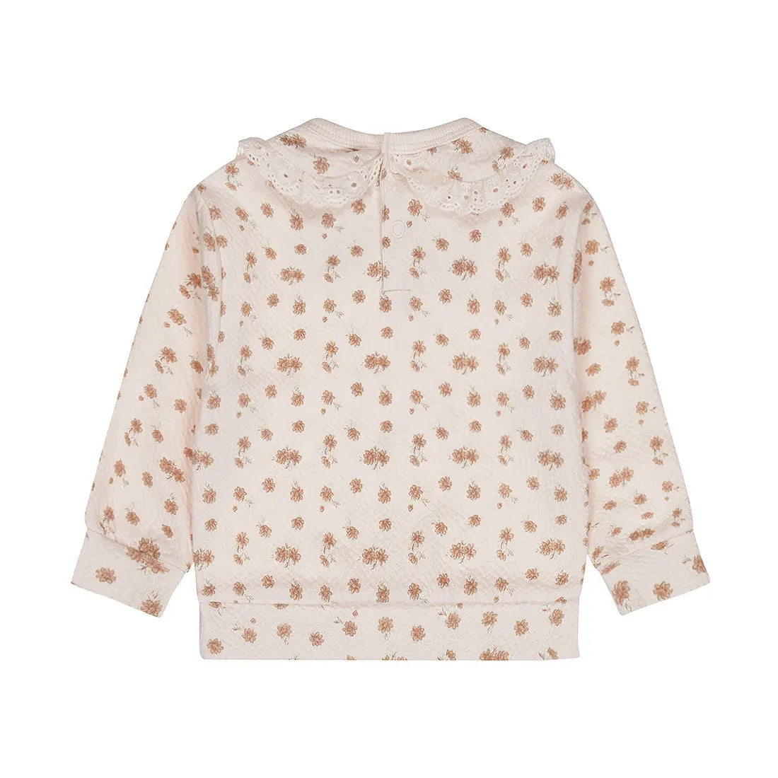 Dirkje Mädchen-Sweatshirt in Creme mit Blumenprint Mokkini Kindermode