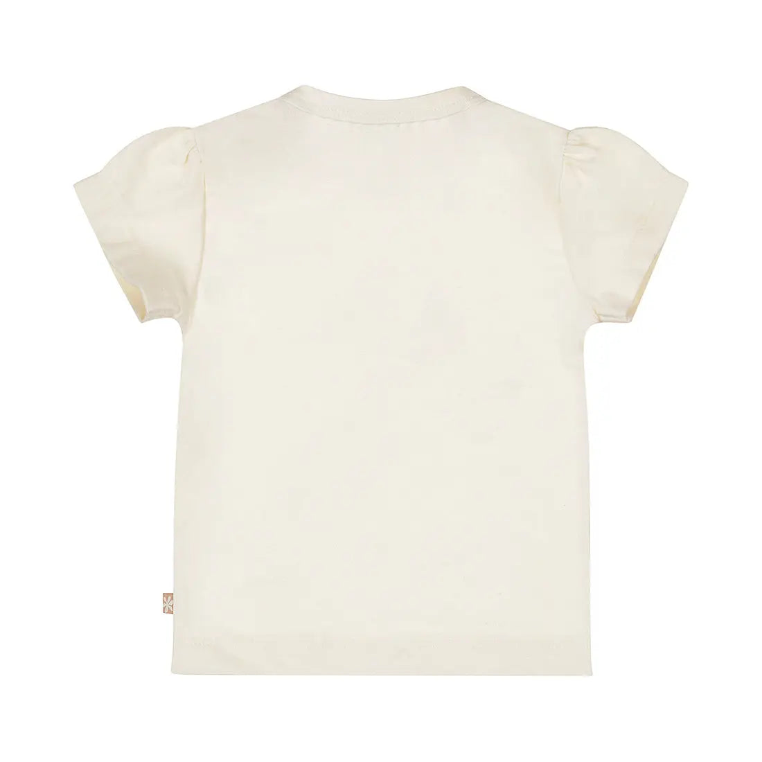 Dirkje Mädchen-T-Shirt in Creme mit Schmetterlingsmotiv Mokkini Kindermode