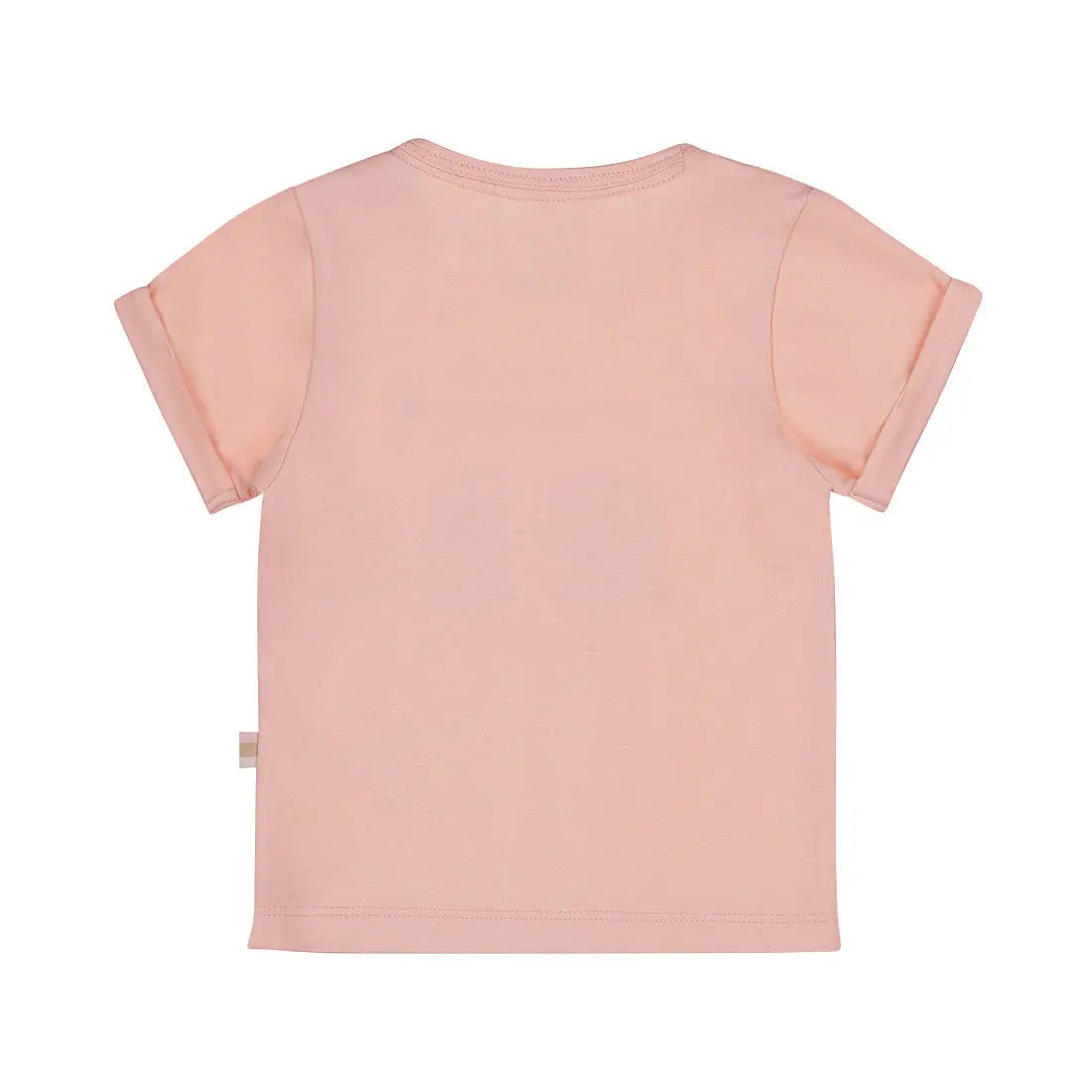 Dirkje Mädchen-T-Shirt in Rosa mit Blumenapplikation Mokkini Kindermode