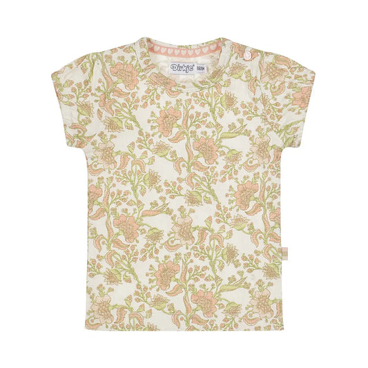 Dirkje Mädchen-T-Shirt mit floralem Print Mokkini Kindermode