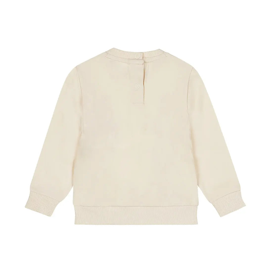 Dirkje Sweatshirt mit Rüschen & Blumen – Creme Mokkini Kindermode Sweatshirt
