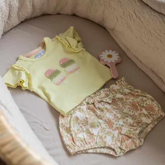 Dirkje T-Shirt mit  Eiscreme-Motiv Mokkini Kindermode T-Shirt