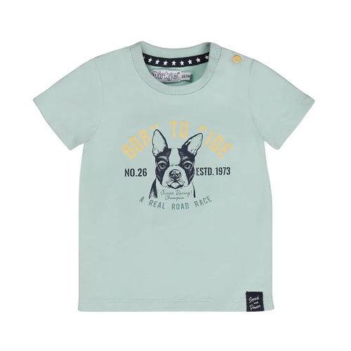 Dirkje T-Shirt mit Hundeprint