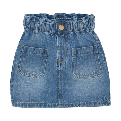 En Fant Jeansrock mit Rüschenbund