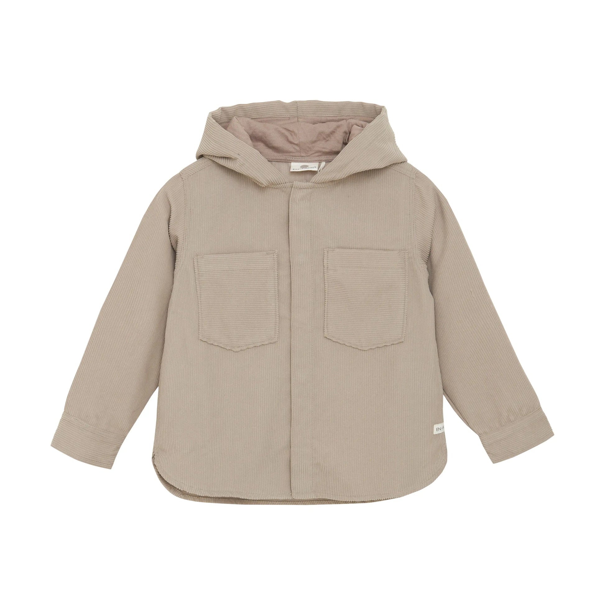 Enfant Jacke mit Kapuze in Beige Mokkini Kindermode Gesperrt
