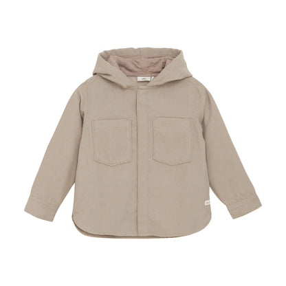 Enfant Jacke mit Kapuze in Beige Mokkini Kindermode Gesperrt