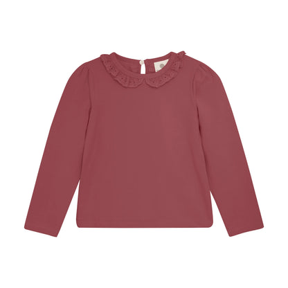 Enfant Langarmshirt mit Spitzenkragen Mokkini Kindermode Gesperrt