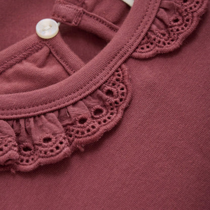 Enfant Langarmshirt mit Spitzenkragen Mokkini Kindermode Gesperrt