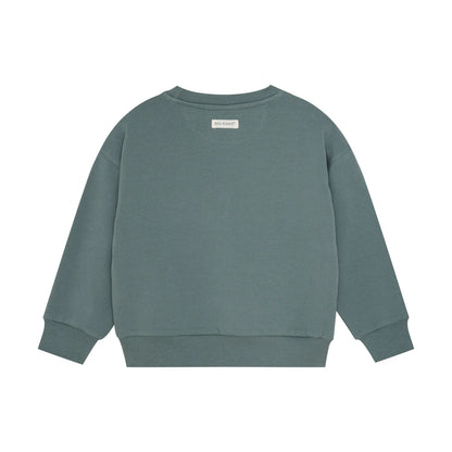 Enfant Sweatshirt mit Exploring-Print in Grün Mokkini Kindermode Gesperrt