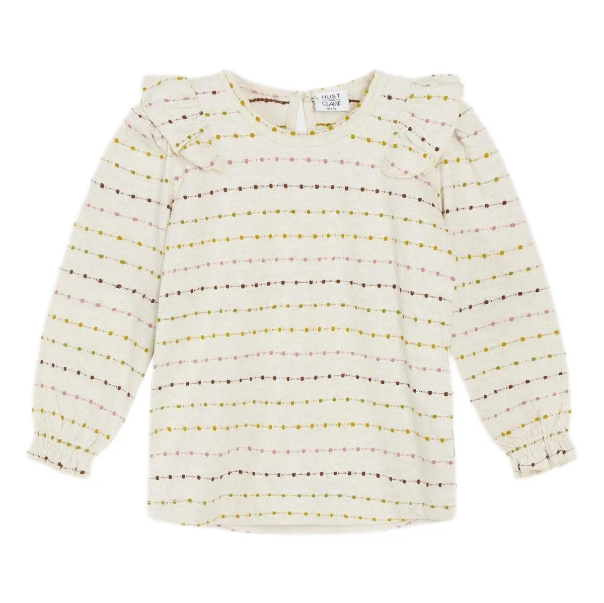 Hust & Claire - Aliza - T-Shirt Langarm mit Rüschendetails Mokkini Kindermode T-Shirt Langarm