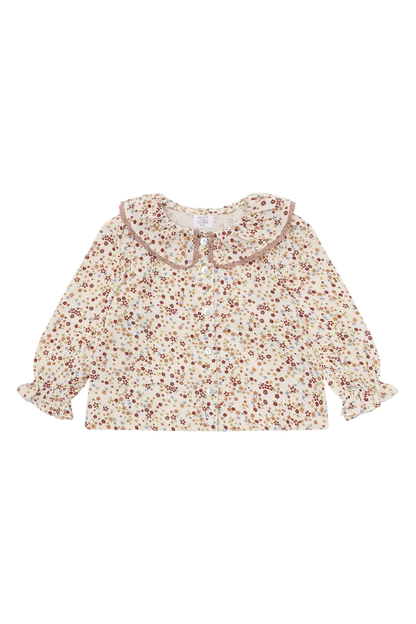 Hust & Claire Bluse - Roselyn - French Oak Mokkini Kindermode Hose