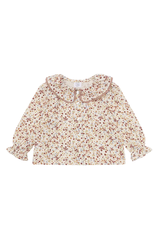 Hust & Claire Bluse - Roselyn - French Oak Mokkini Kindermode Hose