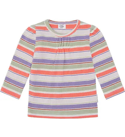 Hust & Claire Langarmshirt mit Streifenmuster Mokkini Kindermode T-Shirt Langarm