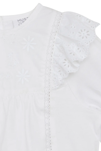 Hust & Claire Mädchen Tunika Amara mit Stickerei Mokkini Kindermode Tunika