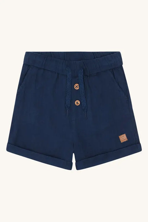 Hust & Claire Shorts - Haggi - mit Holzknöpfen | blau