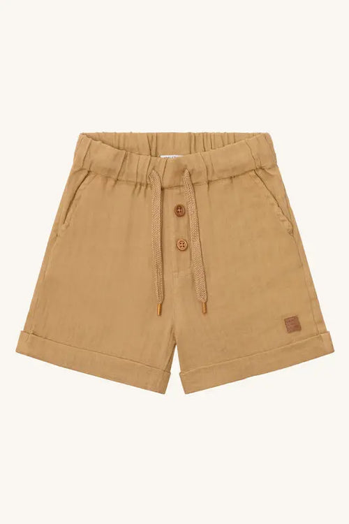 Hust & Claire Shorts - Haggi - mit Holzknöpfen | braun