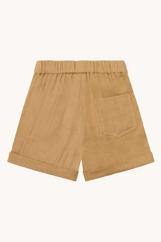 Hust & Claire Shorts aus Bio-Baumwolle mit Holzknöpfen Mokkini Kindermode HustSommer
