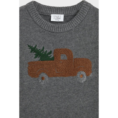 Hust & Claire Strick mit Lkw-Motiv – Princo - Pullover - Hust&Claire
