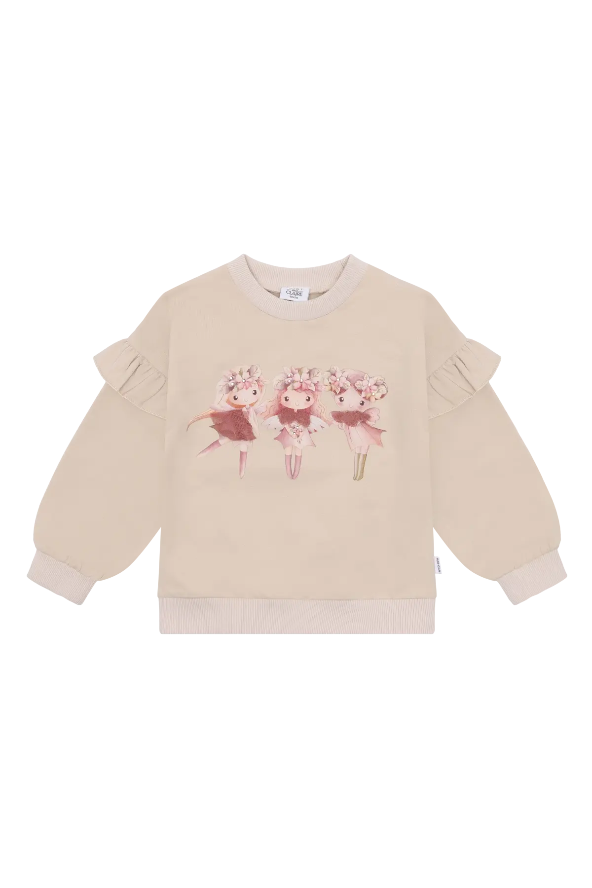 Hust & Claire Sweatshirt - Sicilia -French Oak Mokkini Kindermode Hose