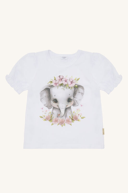 Hust & Claire T-Shirt aus Bio-Baumwolle mit Elefantenmotiv