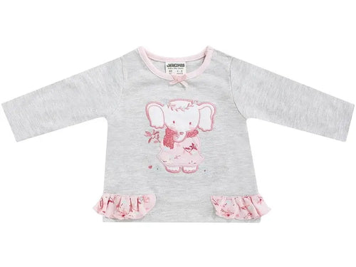 Jacky Langarmshirt – Elefantenmotiv