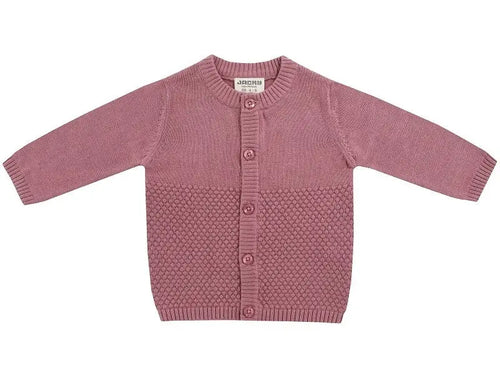 Jacky Mädchen Strickjacke – Pflaume