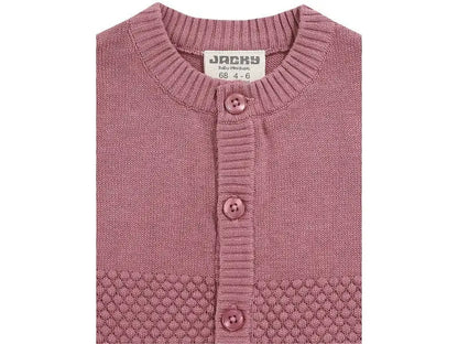 Jacky Strickjacke mit Knopfleiste-Mokkini Kindermode