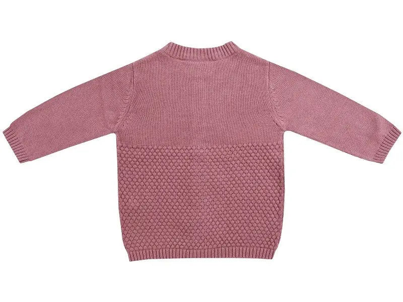 Jacky Strickjacke mit Knopfleiste-Mokkini Kindermode