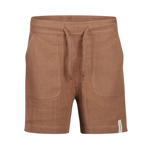 Koko Noko Jungen-Shorts in Braun mit Kordelzug
