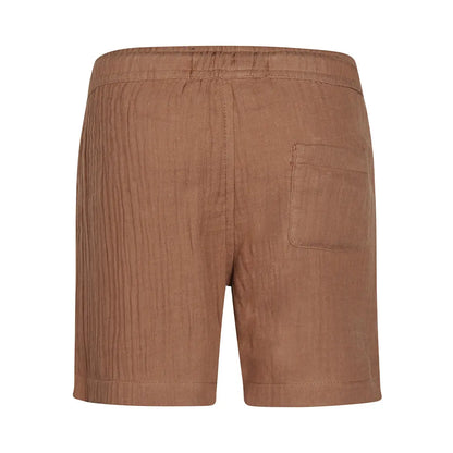 Koko Noko Jungen-Shorts in Braun mit Kordelzug Mokkini Kindermode